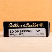 Image detailing the brass case on the Sellier & Bellot ammunition.