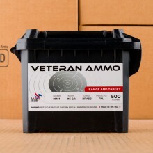 Image of 9mm Luger pistol ammunition at AmmoMan.com.