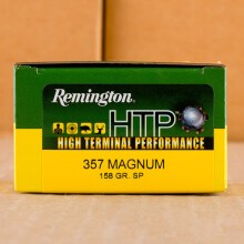 An image of 357 Magnum ammo made by Remington at AmmoMan.com.