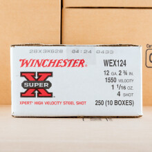  rounds ideal for hunting waterfowl.