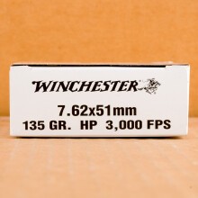 Photo of 308 / 7.62x51 HP ammo by Winchester for sale.