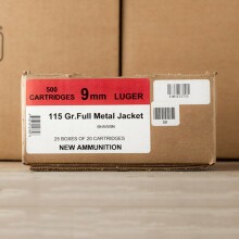 Photo of 9mm Luger FMJ ammo by Black Hills Ammunition for sale at AmmoMan.com.