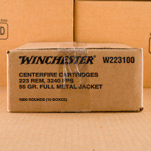 Image detailing the brass case on the Winchester ammunition.