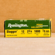  Rifled Slug shotgun rounds for sale at AmmoMan.com - 5 rounds.