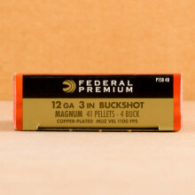 Photograph of Federal 12 Gauge #4 BUCK for sale at AmmoMan.com