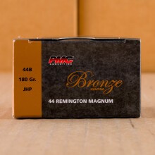 An image of 44 Remington Magnum ammo made by PMC at AmmoMan.com.