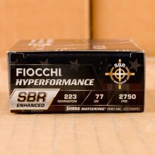 Image detailing the brass case on the Fiocchi ammunition.