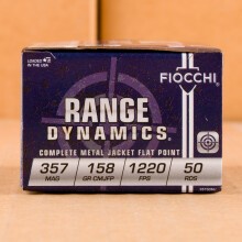 Photo of 357 Magnum TMJ ammo by Fiocchi for sale at AmmoMan.com.