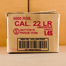  .22 Long Rifle ammo for sale at AmmoMan.com - 5000 rounds.