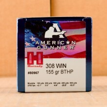 Photo of 308 / 7.62x51 Hollow-Point Boat Tail (HP-BT) ammo by Hornady for sale.