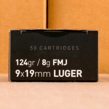 Image of the 9MM IGMAN 124 GRAIN FMJ (1000 ROUNDS) available at AmmoMan.com.