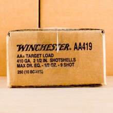 Picture of 2-1/2" 410 Bore ammo made by Winchester in-stock now at AmmoMan.com.