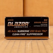 Image of .45 Automatic ammo by CCI that's ideal for shooting indoors, training at the range.