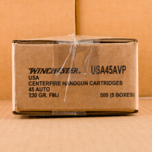 Photo of .45 Automatic FMJ ammo by Winchester for sale at AmmoMan.com.
