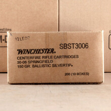 Image detailing the nickel-plated brass case on the Winchester ammunition.