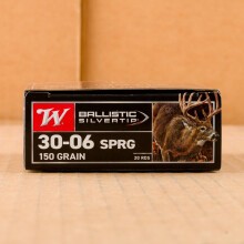 An image of 30.06 Springfield ammo made by Winchester at AmmoMan.com.
