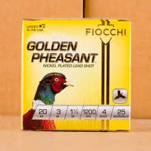 Great ammo for hunting pheasant, these Fiocchi rounds are for sale now at AmmoMan.com.