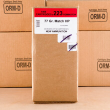 Image of Black Hills Ammunition 223 Remington rifle ammunition.