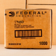 Image of .45 Automatic pistol ammunition at AmmoMan.com.