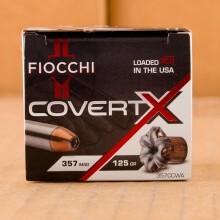 An image of 357 Magnum ammo made by Fiocchi at AmmoMan.com.