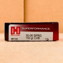 Image detailing the brass case on the Hornady ammunition.