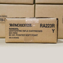 A photo of a box of Winchester ammo in 223 Remington.