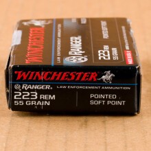 An image of 223 Remington ammo made by Winchester at AmmoMan.com.