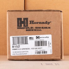A photo of a box of Hornady ammo in 6.5 Grendel.