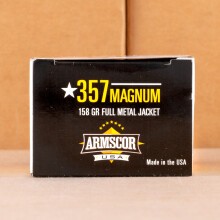 An image of 357 Magnum ammo made by Armscor at AmmoMan.com.
