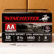 Great ammo for shooting clays, target shooting, these Winchester rounds are for sale now at AmmoMan.com.