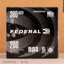 A photo of a box of Federal ammo in .380 Auto.