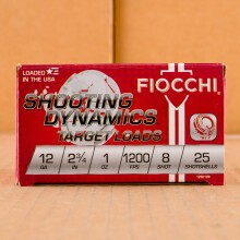  ammo made by Fiocchi with a 2-3/4" shell.