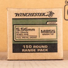 An image of bulk 5.56x45mm ammo made by Winchester at AmmoMan.com.