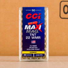  rounds of .22 WMR ammunition for sale at AmmoMan.com.