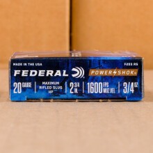  ammo made by Federal with a 2-3/4