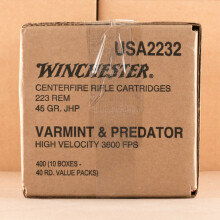 Photo of 223 Remington JHP ammo by Winchester for sale.