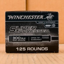 An image of bulk 300 AAC Blackout ammo made by Winchester at AmmoMan.com.