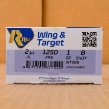  ammo made by Rio Ammunition with a 2-3/4" shell.