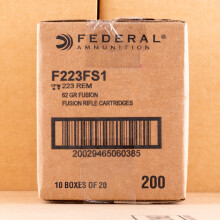 A photo of a box of Federal ammo in 223 Remington.