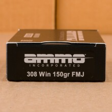 Image of the 308 WIN AMMO INC. 150 GRAIN FMJ (500 ROUNDS) available at AmmoMan.com.