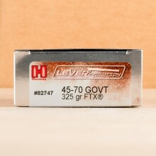 Photo of 45-70 Government flex tip technology ammo by Hornady for sale.