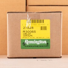 Image of 30.06 Springfield ammo by Remington that's ideal for big game hunting, whitetail hunting.