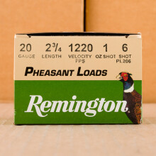  rounds ideal for hunting pheasant, upland bird hunting.