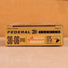 An image of 30.06 Springfield ammo made by Federal at AmmoMan.com.