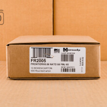Photo of 5.56x45mm FMJ ammo by Hornady for sale.