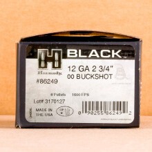 Picture of 2-3/4" 12 Gauge ammo made by Hornady in-stock now at AmmoMan.com.