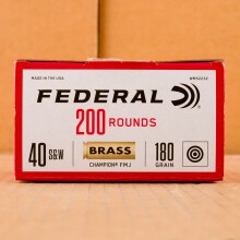 Image detailing the brass case and boxer primers on the Federal ammunition.