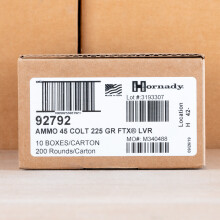 Photo of .45 COLT JHP ammo by Hornady for sale at AmmoMan.com.