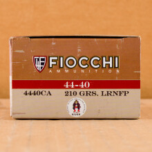Image of 44-40 WCF ammo by Fiocchi that's ideal for Subsonic, training at the range.