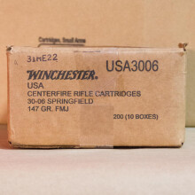 Image of 30.06 Springfield ammo by Winchester that's ideal for training at the range.